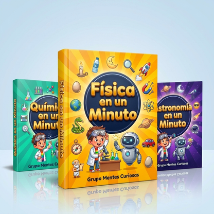 3X1 — MENTES CURIOSAS — La trilogía científica para crear niños brillantes.